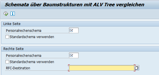 schemenvergleichstool sap hcm sap s4hana
