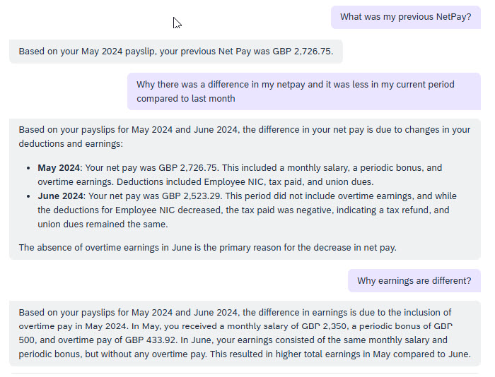 gehaltsabrechnung in sap successfactors