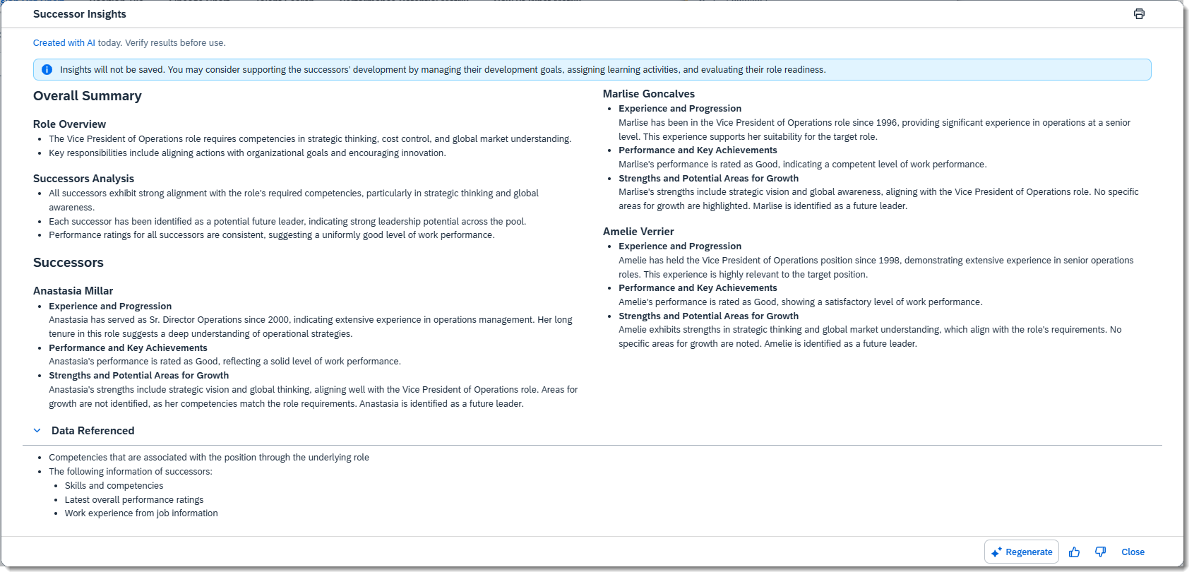nachfolgeplanung in sap successfactors